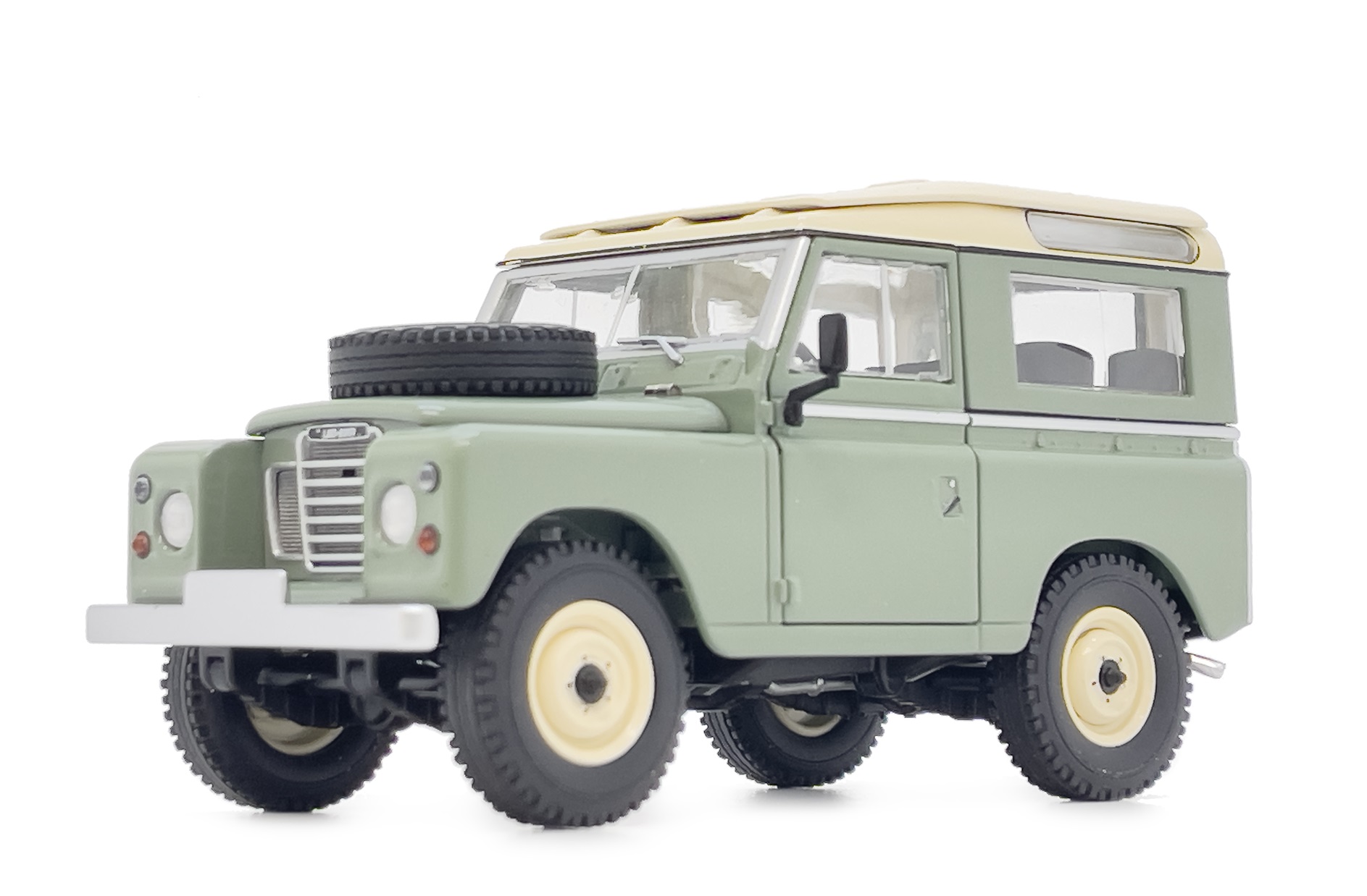 Land Rover Series 3 88 Safari Roof Atlantic Green - 1:32
